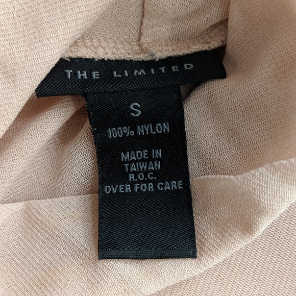 VTG The Limited Embroidered Gauze Mock Neck Top S - Picture 14 of 14